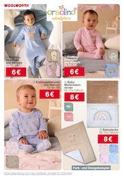 Baby Bettzeug im Woolworth Prospekt "Aktuelle Angebote" auf Seite 20