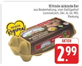 10 frische sächsische Eier im Angebot bei E center in Chemnitz 10 frische sächsische Eier Angebote von Von Herzen Regional bei E center Chemnitz für 2,99 €