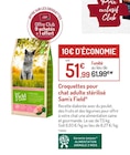 Promo Croquettes pour chat adulte stérilisé à 51,99 € dans le catalogue Botanic à Beaumont