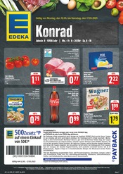 Cola im EDEKA Prospekt in Karlstadt Aktueller EDEKA Prospekt mit Cola, "Wir lieben Lebensmittel!", Seite 1