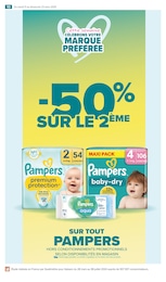 Offre Pampers dans le catalogue Carrefour Market du moment à la page 12