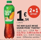 E.Leclerc Paris - Promo Thé Noir Glacé Infusé Saveur Pêche Promo Thé Noir Glacé Infusé Saveur Pêche à 1,54 € dans le catalogue E.Leclerc à Paris