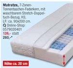 Aktuelles Matratze Angebot bei Opti-Megastore in Bremerhaven ab 139,00 €