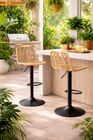 Lot 2 tabourets de bar rotin et metal morea - Brico Dépôt à Issy-les-Moulineaux Lot 2 tabourets de bar rotin et metal morea en promo chez Brico Dépôt Issy-les-Moulineaux à 79,90 €