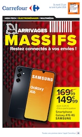 Catalogue Carrefour à Rosny-sous-Bois cette semaine, valable du 23/06/2026 au 06/07/2026 Prospectus Carrefour à Rosny-sous-Bois, "ARRIVAGES MASSIFS", 22 pages de promos valables du 23/06/2026 au 06/07/2026