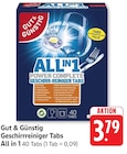 Geschirrreiniger Tabs All in 1 Angebote von Gut & Günstig bei E center Stuttgart für 3,79 €