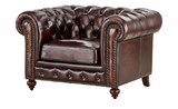 uno Sessel im Vintage-Look Chesterfield im aktuellen Höffner Prospekt