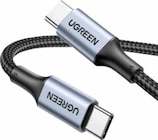 USB-C auf USB-C PD 100 Watt USB Kabel im Angebot bei MediaMarkt Saturn in Trier USB-C auf USB-C PD 100 Watt USB Kabel Angebote von UGREEN bei MediaMarkt Saturn Trier für 10,99 €