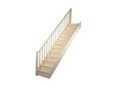 Escalier droit prémonté sapin + rampe "Elma" - Brico Dépôt à Le Mans Escalier droit prémonté sapin + rampe "Elma" en promo chez Brico Dépôt Le Mans à 439,00 €
