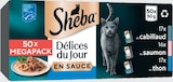 Délices du Jour en sauce - Sheba en promo à 24,99 € chez Maxi Zoo Délices du Jour en sauce - Sheba dans le catalogue Maxi Zoo