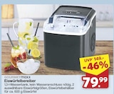 Eiswürfelbereiter von GOURMETmaxx für 79,99 € bei famila Nordwest im Angebot Eiswürfelbereiter von GOURMETmaxx im aktuellen famila Nordwest Prospekt