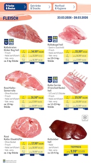 Rindfleisch im METRO Prospekt "Wochenangebote + Gewinnspiel" mit 54 Seiten (Jena)