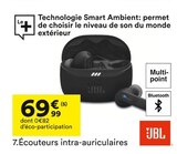 Écouteurs intra-auriculaires TUNE BEAM 2 NOIR - JBL - But à Bezons Écouteurs intra-auriculaires TUNE BEAM 2 NOIR - JBL en promo chez But Bezons à 69,99 €