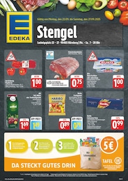 EDEKA Prospekt für Nürnberg: "Wir lieben Lebensmittel!", 8 Seiten, 22.09.2025 - 27.09.2025
