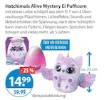 Hatchimals Alive Mystery Ei Pufficorn im V-Markt Prospekt Hatchimals Alive Mystery Ei Pufficorn von im aktuellen V-Markt Prospekt für 14,99 €