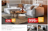 XXXLutz Möbelhäuser Fürstenstein - Wohnlandschaft Angebot im Prospekt Wohnlandschaft bei XXXLutz Möbelhäuser im Fürstenstein Prospekt für 129,00 €