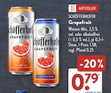 Grapefruit Weizen-Mix im ALDI SÜD Prospekt Grapefruit Weizen-Mix von Schöfferhofer im aktuellen ALDI SÜD Prospekt für 0,79 €