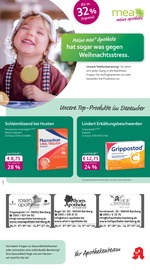 mea - meine apotheke Apotheken Prospekt der aktuellen Woche mit 4 Seiten, gültig von 01.12.2025 bis 31.12.2025, in Frensdorf und Umgebung Aktueller mea - meine apotheke Apotheken Prospekt in Frensdorf und Umgebung, "Unsere Dezember-Angebote" mit 4 Seiten, 01.12.2025 - 31.12.2025