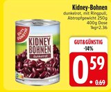 Bohnen im EDEKA Prospekt Kidney-Bohnen von GUT&GÜNSTIG im aktuellen EDEKA Prospekt für 0,59 €