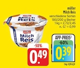 EDEKA Lohr - Milch Reis Angebot im Prospekt Milch Reis bei EDEKA im Lohr Prospekt für 0,39 €