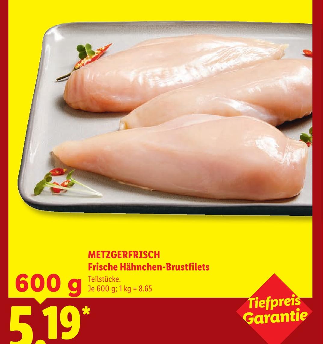 Frische Hähnchen-Brustfilets