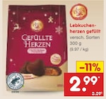 Lebkuchenherzen gefüllt Angebote bei Netto Marken-Discount Herford für 2,99 €