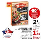 Promo Gésiers ou foies de volaille confits à 1,35 € dans le catalogue U Express à Maisières-Notre-Dame