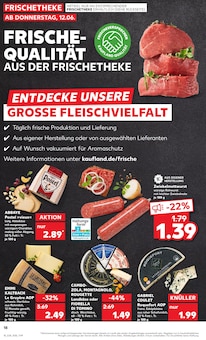 Zwiebelmettwurst im aktuellen Kaufland Prospekt (Bielefeld) Zwiebelmettwurst im Kaufland Prospekt "Aktuelle Angebote" mit 54 Seiten (Bielefeld)