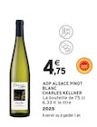 Intermarché Super Mirebeau-sur-Bèze - Promo AOP Alsace pinot blanc Promo AOP Alsace pinot blanc à 4,75 € dans le catalogue Intermarché Super à Mirebeau-sur-Bèze