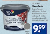 Mauerfarbe von DECO CRAFT im aktuellen ALDI SÜD Prospekt für 9,99 €