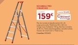 Promo Escabeau Pro 5 Marches à 159,00 € dans le catalogue Gedimat à Levallois-Perret