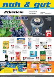 Supermarkt Prospekt von nah und gut Wendelstein nah und gut Prospekt: "Wir lieben Lebensmittel!", 4 Seiten, 13.07.2026 - 18.07.2026