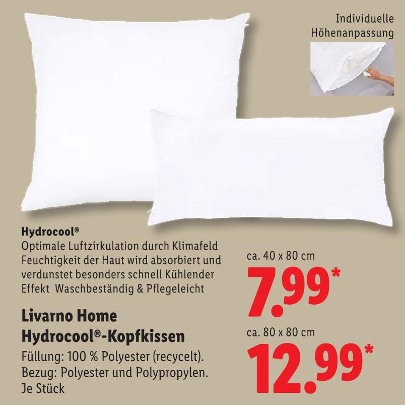 Hydrocool-Kopfkissen