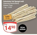 Schmücker Hof Spargel weiß Angebote bei GLOBUS Duisburg für 14,90 €