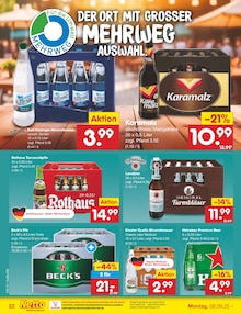 Bier im Netto Marken-Discount Prospekt "Aktuelle Angebote" mit 65 Seiten (Göppingen)