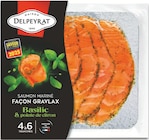 Saumon mariné basilic et pointe de citron - DELPEYRAT dans le catalogue Intermarché