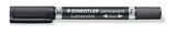STAEDTLER Lumocolor duo - Marqueur permanent - double pointe fine et moyenne - noir - STAEDTLER à 3,19 € dans le catalogue Bureau Vallée