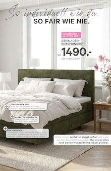 Boxspringbett im Kabs Prospekt "FRÜHLINGSRABATTE BIS ZU 45%" mit 60 Seiten (Hamburg)