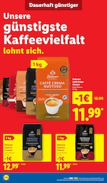 Lidl Caffe Crema im Prospekt 