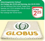 GLOBUS Grünstadt - Geburtstagstorte Angebot im Prospekt Geburtstagstorte bei GLOBUS im Grünstadt Prospekt für 2,25 €