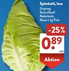 Spitzkohl, lose bei ALDI SÜD im Laupheim Prospekt für 0,89 €