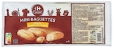 Mini Baguettes Précuites - CARREFOUR CLASSIC’ en promo à 0,65 € chez Supermarchés Match Mini Baguettes Précuites - CARREFOUR CLASSIC’ dans le catalogue Supermarchés Match