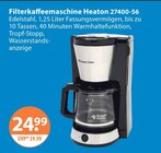 Filterkaffeemaschine Heaton 27400-56 im aktuellen V-Markt Prospekt für 24,99 €