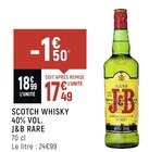 Vival Rosny-sous-Bois - SCOTCH WHISKY 40% VOL. RARE Promo SCOTCH WHISKY 40% VOL. RARE dans le catalogue Vival L'Anniversaire à Rosny-sous-Bois