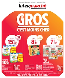 Prospectus Intermarché, "EN GROS C'EST MOINS CHER",  pages, 29/10/2024 - 11/11/2024