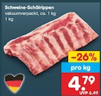 Aktuelles Schweine-Schälrippen Angebot bei Netto Marken-Discount in Leipzig ab 4,79 €