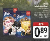 felix Crispies im Angebot bei E center in Schweinfurt felix Crispies Angebote von Purina bei E center Schweinfurt für 0,89 €