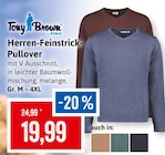 Herren-Feinstrick-Pullover Angebote von Tony Brown bei Kaufhaus Stolz Neumünster für 19,99 €