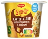 5 Minuten Terrine Kartoffelbrei mit Röstzwiebeln & Croutons im Angebot bei nahkauf in Villingen-Schwenningen 5 Minuten Terrine Kartoffelbrei mit Röstzwiebeln & Croutons Angebote von Maggi bei nahkauf Villingen-Schwenningen für 0,99 €