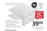 3-Kammer-Kopfkissen „Ilu“ im XXXLutz Prospekt 3-Kammer-Kopfkissen „Ilu“ von sleeptex im aktuellen XXXLutz Prospekt für 39,99 €